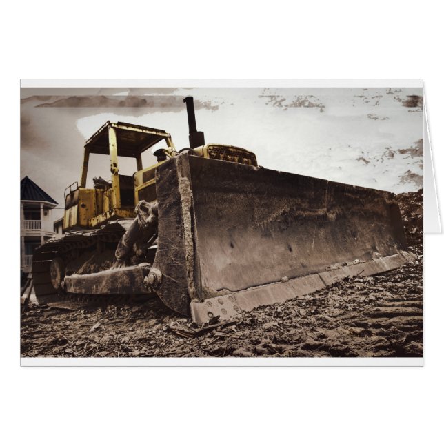 ブルドーザーカード (正面横)