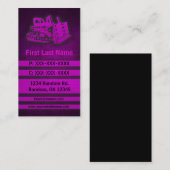 ブルドーザーグランジピンクカスタムの名刺 名刺 (正面/裏面)