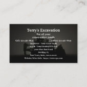 ブルドーザー名刺 名刺 (正面)