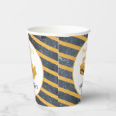 ブルドーザー建築トラック誕生日ボーイ 紙コップ (右)