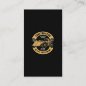 ブルドーザー建築重機 名刺 (正面)