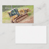 ブルドーザー建築 名刺 (正面/裏面)