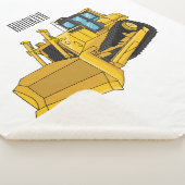 ブルドーザー漫画イラストレーション シェルパブランケット (3/4)