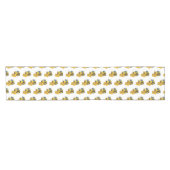 ブルドーザー漫画イラストレーション ショートテーブルランナー (横)