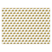 ブルドーザー漫画イラストレーション テーブルクロス (正面(横))