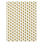 ブルドーザー漫画イラストレーション テーブルクロス (正面)