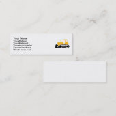 ブルドーザー スキニー名刺 (正面/裏面)