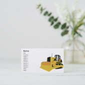 ブルドーザー-ビジネス 名刺 (スタンド正面)