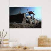 ブルドーザー ポスター (キッチン)