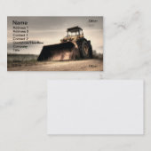 ブルドーザー 名刺 (正面/裏面)