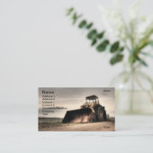 ブルドーザー 名刺 (スタンド正面)