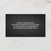 ブルドーザー |建築車 |ビルダ 名刺 (裏面)