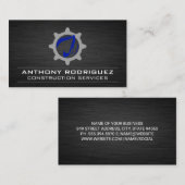 ブルドーザー |建築車 |ビルダ 名刺 (正面/裏面)