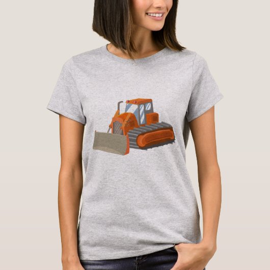 ブルドーザーTシャツ Tシャツ (正面)