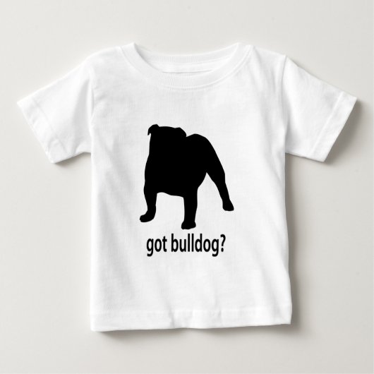 ブルド得ッグ ベビーTシャツ (正面)