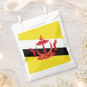 ブルネイの国旗 フェイバーバッグ (クリップ留めされた状態)