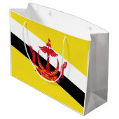 ブルネイの国旗 ラージペーパーバッグ (裏面アングル)