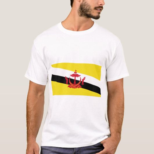 ブルネイの旗 Tシャツ (正面)