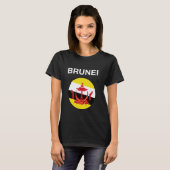ブルネイ国モダン旗 Tシャツ (正面フル)