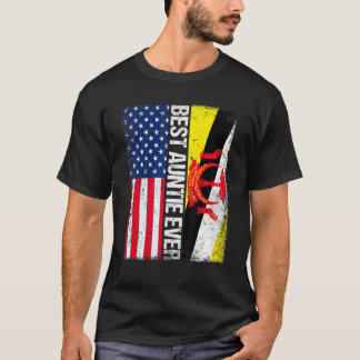 ブルネイ国旗のイ最高のーンティエバーファミリー Tシャツ