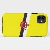 ブルネイ国旗のケース Case-Mate iPhoneケース (裏面(横))