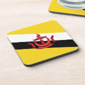 ブルネイ国旗のコースター コースター (左側)