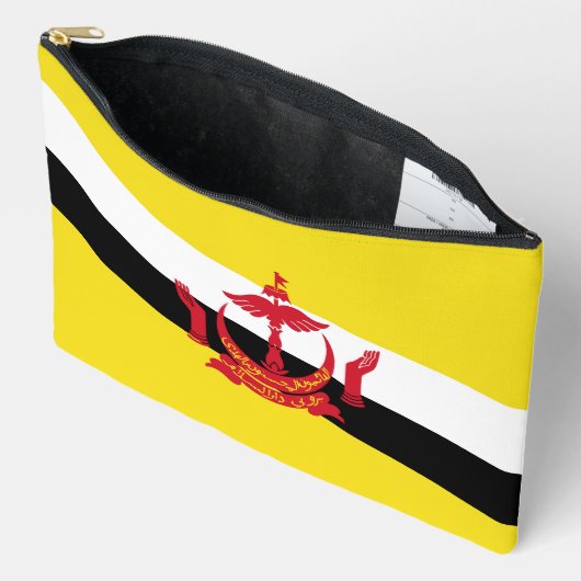 ブルネイ国旗 アクセサリーポーチ (見開き)
