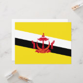 ブルネイ国旗 カード (正面/裏面インサイチュ)