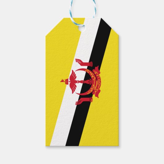 ブルネイ国旗 ギフトタグ (正面)