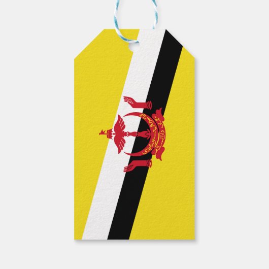 ブルネイ国旗 ギフトタグ (裏面)