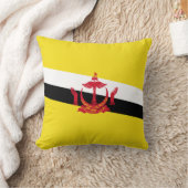 ブルネイ国旗 クッション (ブランケット)