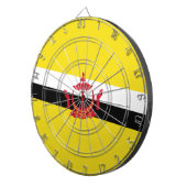 ブルネイ国旗 ダーツボード (正面右)