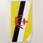 ブルネイ国旗 ビーチタオル (正面)