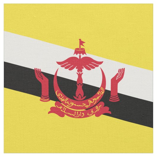 ブルネイ国旗 ファブリック (クローズアップ)
