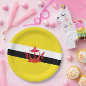 ブルネイ国旗 ペーパープレート (パーティー)