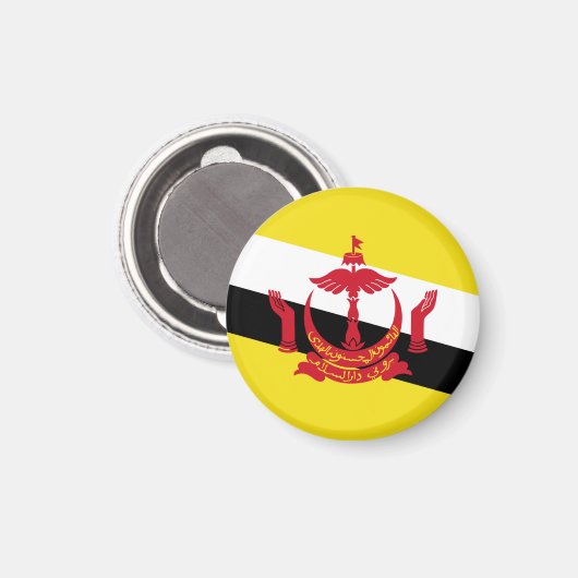 ブルネイ国旗 マグネット (正面/裏面)