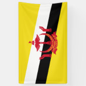 ブルネイ国旗 横断幕 (縦)