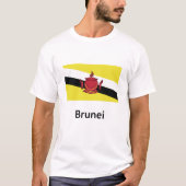 ブルネイ国旗 Tシャツ (正面)