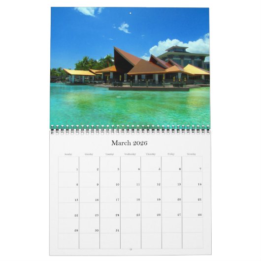 ブルネイ2025 カレンダー (3月 2026)