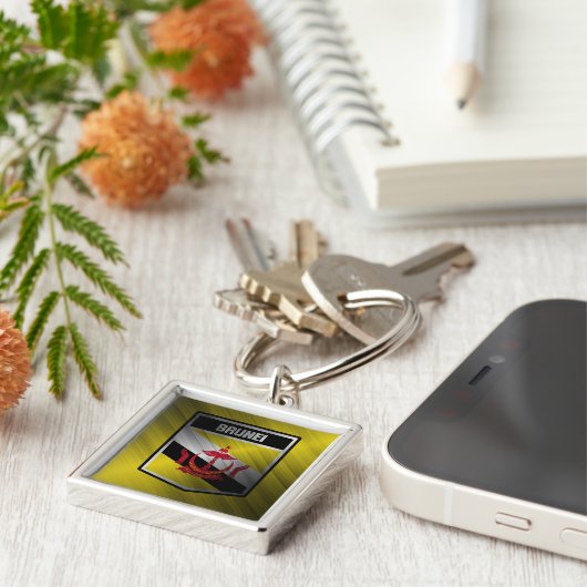 ブルネイ キーホルダー (側面)