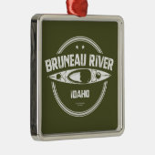 ブルネオーリバーアイダホカヤック メタルオーナメント (右)
