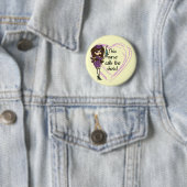 ブルネットのナースのTシャツおよびギフト 缶バッジ (インサイチュ)