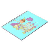 ブルネットのプリンセス ノートブック (左側)