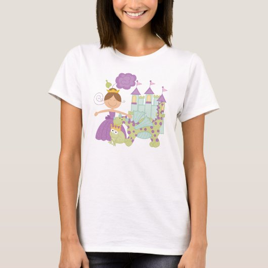 ブルネットのプリンセス Tシャツ (正面)
