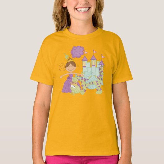 ブルネットのプリンセス Tシャツ (正面)