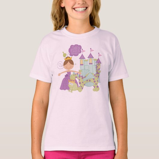 ブルネットのプリンセス Tシャツ (正面)