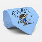 ブルネットのロックスター ネクタイ (ロール)