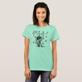 ブルネットのロックスター Tシャツ (正面フル)
