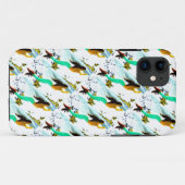 ブルネットの人魚がスイミングアップケース Case-Mate iPhoneケース (裏面(横))