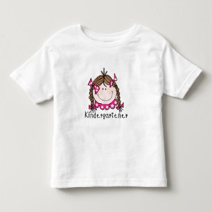 ブルネットガールキンダーガートナー トドラーTシャツ